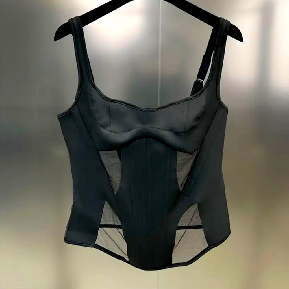 Sexy Mesh Perspective Patchwork Slim Suspend Wome… - image 1